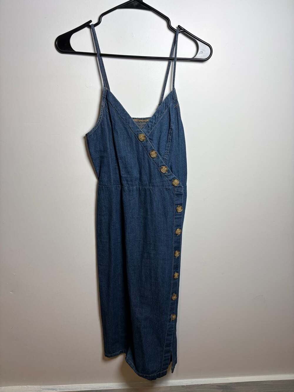 Universal‎ Thread Women's Sleeveless Button-Front Denim Midi Dress